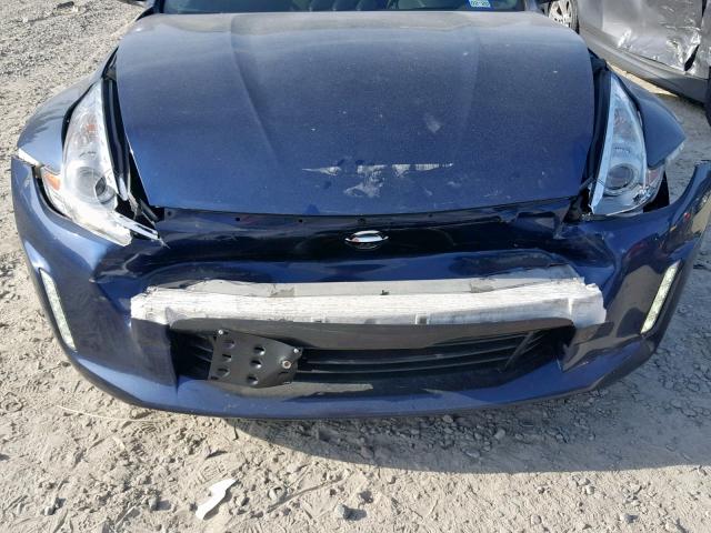 JN1AZ4EH2FM443707 - 2015 NISSAN 370Z BASE BLUE photo 9