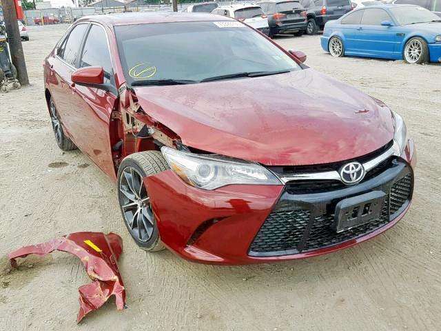 4T1BF1FK7HU661482 - 2017 TOYOTA CAMRY XSE BURGUNDY photo 1