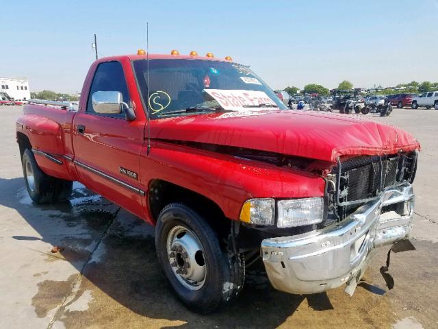 1B7MC36DXVJ612342 - 1997 DODGE RAM 3500 RED photo 1