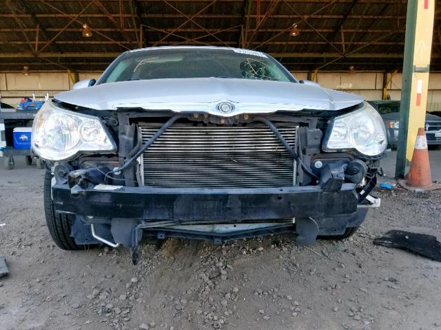 1C3CC5FB9AN152362 - 2010 CHRYSLER SEBRING LI SILVER photo 9