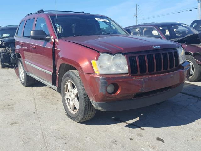 1J8GS48K87C572831 - 2007 JEEP GRAND CHER MAROON photo 1