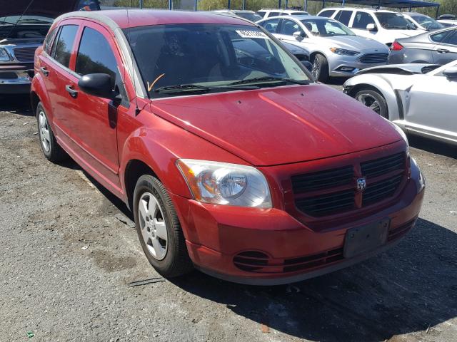 1B3HB28B17D176798 - 2007 DODGE CALIBER RED photo 1