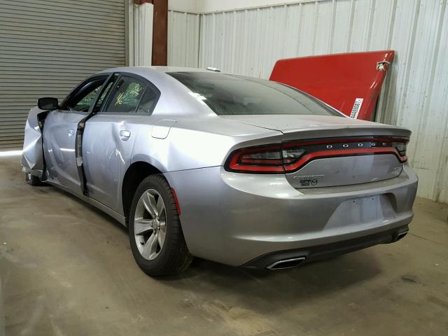 2C3CDXHG4GH173087 - 2016 DODGE CHARGER SX SILVER photo 3