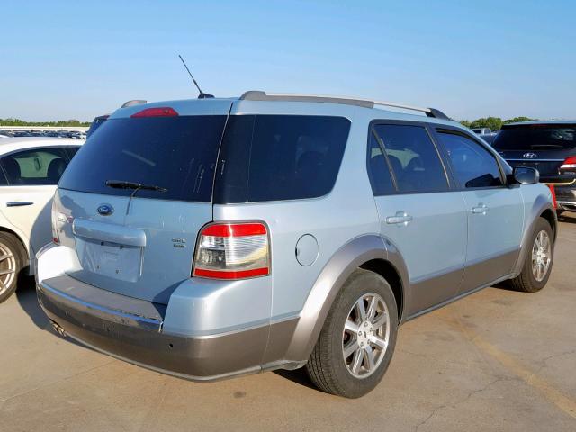 1FMDK05WX8GA08288 - 2008 FORD TAURUS X S BLUE photo 4