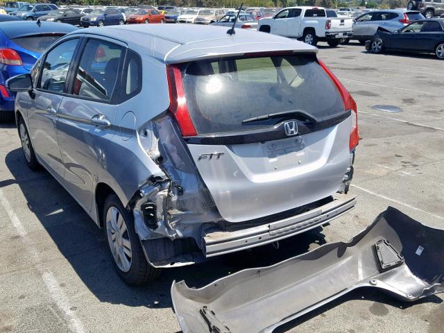 JHMGK5H58GX009549 - 2016 HONDA FIT LX SILVER photo 3