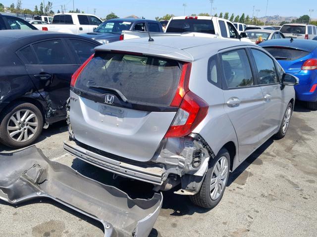 JHMGK5H58GX009549 - 2016 HONDA FIT LX SILVER photo 4