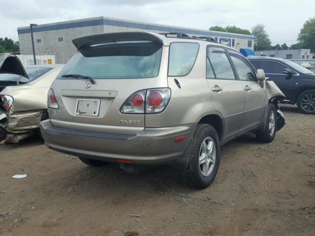 JTJGF10U720147065 - 2002 LEXUS RX 300 GOLD photo 4