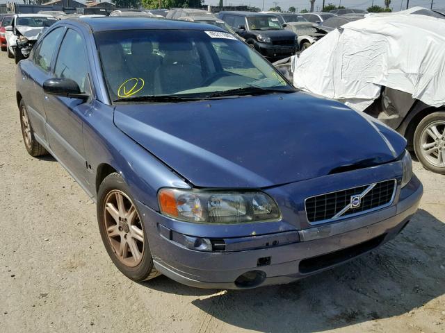 YV1RS61R622170298 - 2002 VOLVO S60 BLUE photo 1