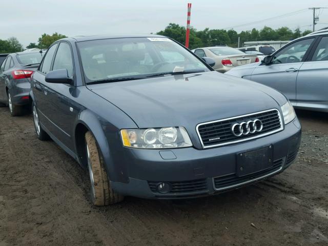 WAULC68E54A070825 - 2004 AUDI A4 1.8T QU GRAY photo 1