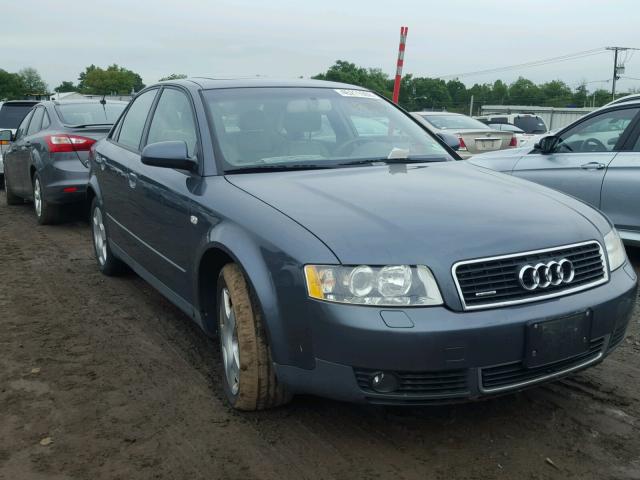 WAULC68E54A070825 - 2004 AUDI A4 1.8T QU GRAY photo 9