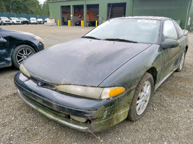 4A3CF44E0RE036809 - 1994 MITSUBISHI ECLIPSE GS BLACK photo 2