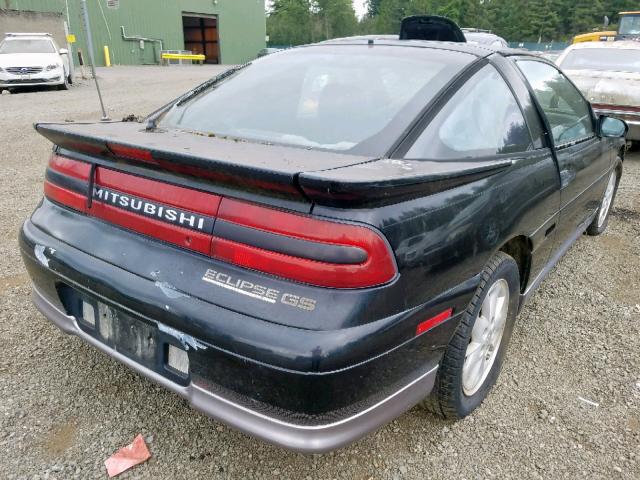 4A3CF44E0RE036809 - 1994 MITSUBISHI ECLIPSE GS BLACK photo 4