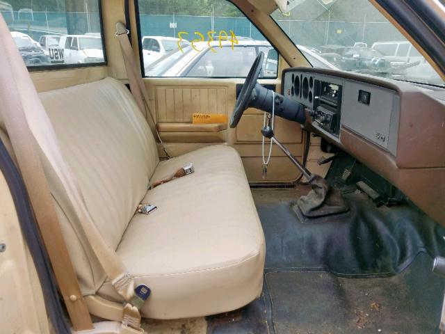 1GCCS14B9E0148891 - 1984 CHEVROLET S TRUCK S1 TAN photo 5