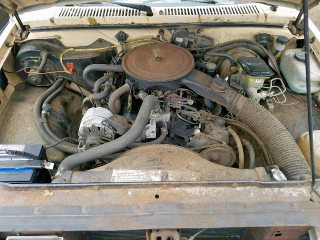 1GCCS14B9E0148891 - 1984 CHEVROLET S TRUCK S1 TAN photo 7