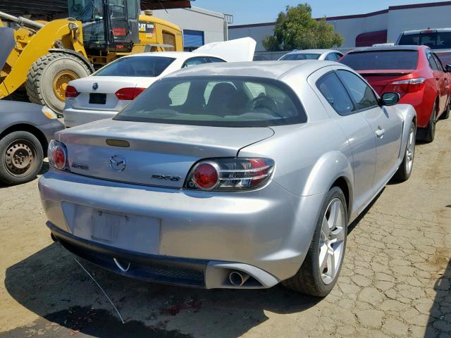 JM1FE173940120337 - 2004 MAZDA RX8 SILVER photo 4