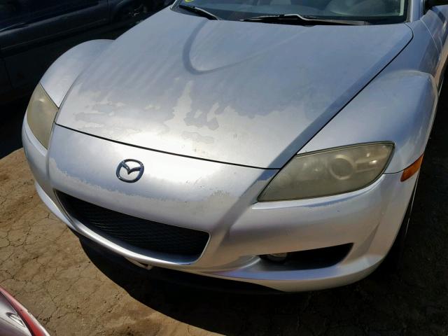 JM1FE173940120337 - 2004 MAZDA RX8 SILVER photo 9