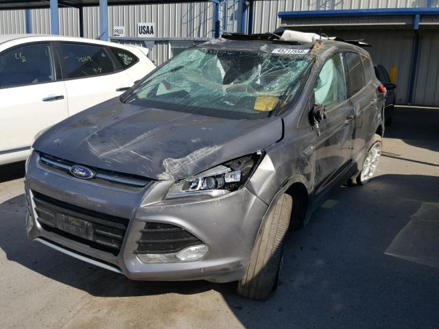 1FMCU9J92DUC71591 - 2013 FORD ESCAPE TIT SILVER photo 2