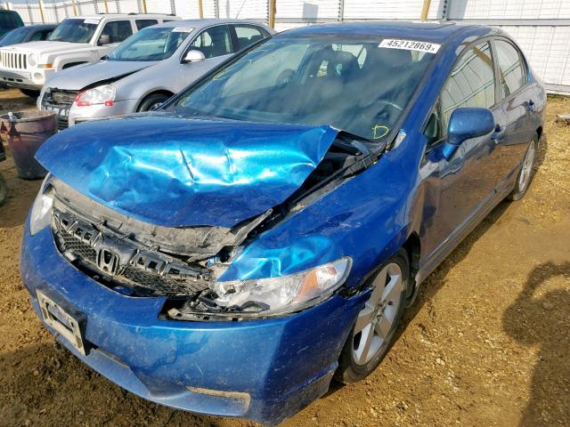 2HGFA1E62BH002052 - 2011 HONDA CIVIC LX-S Mavi foto 2