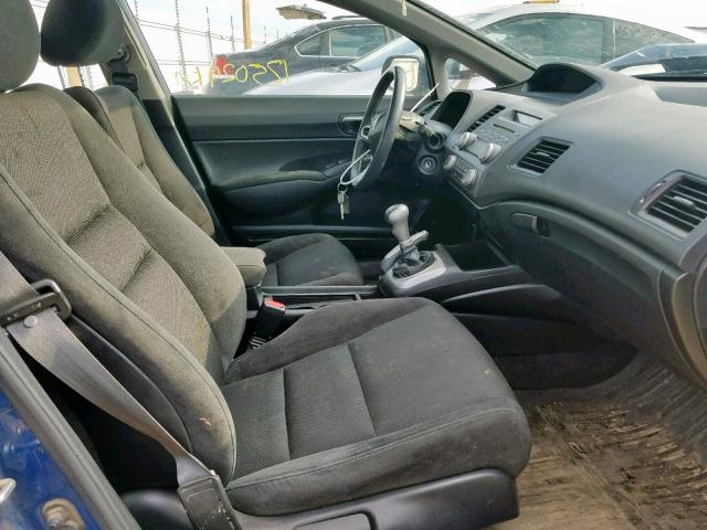 2HGFA1E62BH002052 - 2011 HONDA CIVIC LX-S Mavi foto 5