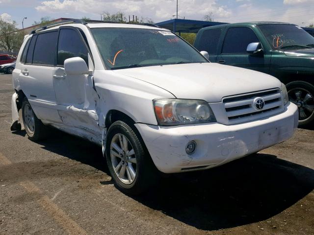 JTEDP21A270136989 - 2007 TOYOTA HIGHLANDER WHITE photo 1