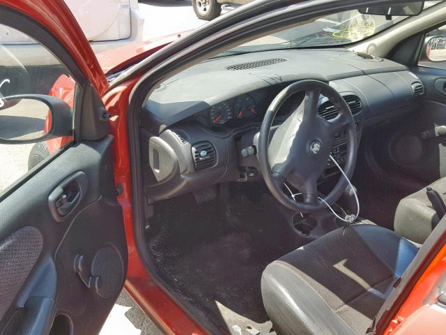 1B3ES26C82D513815 - 2002 DODGE NEON RED photo 9