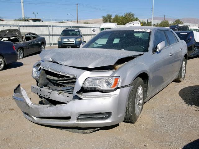 2C3CCAAG6CH133095 - 2012 CHRYSLER 300 SILVER photo 2