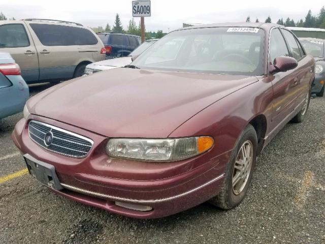 2G4WB52K0Y1219973 - 2000 BUICK REGAL LS MAROON photo 2