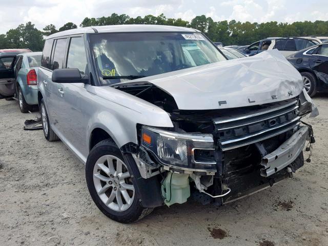 2FMGK5B83FBA02949 - 2015 FORD FLEX SE SILVER photo 1