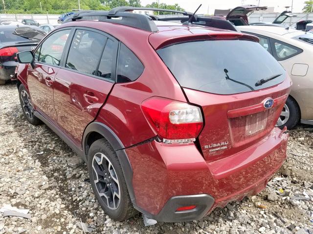 JF2GPABC4G8319177 - 2016 SUBARU CROSSTREK RED photo 3