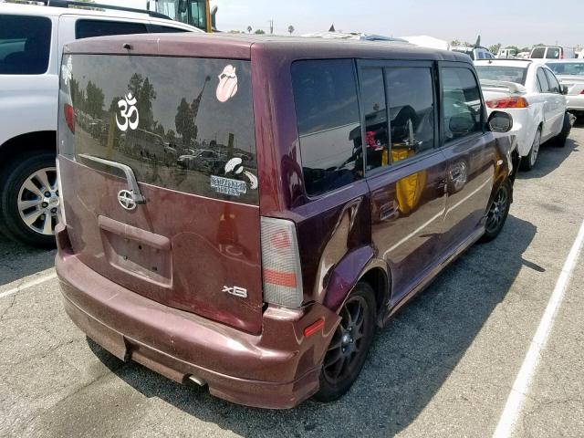 JTLKT324164056052 - 2006 TOYOTA SCION XB 紫色 照片 4