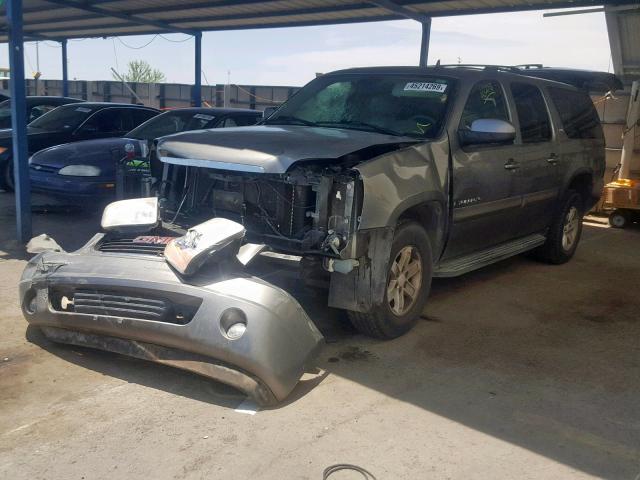 1GKFK16358R182799 - 2008 GMC YUKON XL K GRAY photo 2