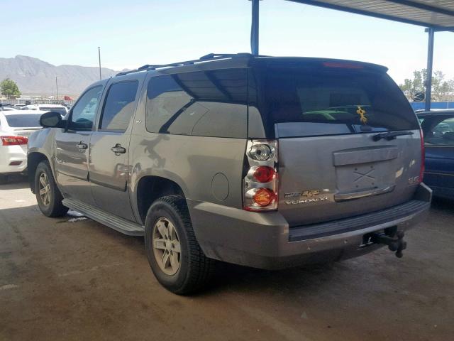 1GKFK16358R182799 - 2008 GMC YUKON XL K GRAY photo 3