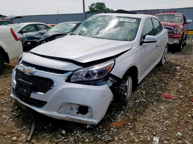 1G11G5SX8FF137578 - 2015 CHEVROLET MALIBU LTZ WHITE photo 2