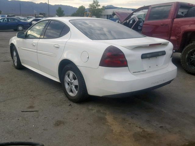 2G2WP552X61155797 - 2006 PONTIAC GRAND PRIX WHITE photo 3