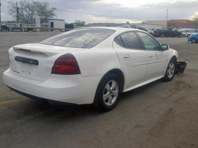 2G2WP552X61155797 - 2006 PONTIAC GRAND PRIX WHITE photo 4