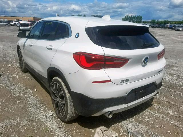 WBXYJ5C32JEF74001 - 2018 BMW X2 XDRIVE2 WHITE photo 3