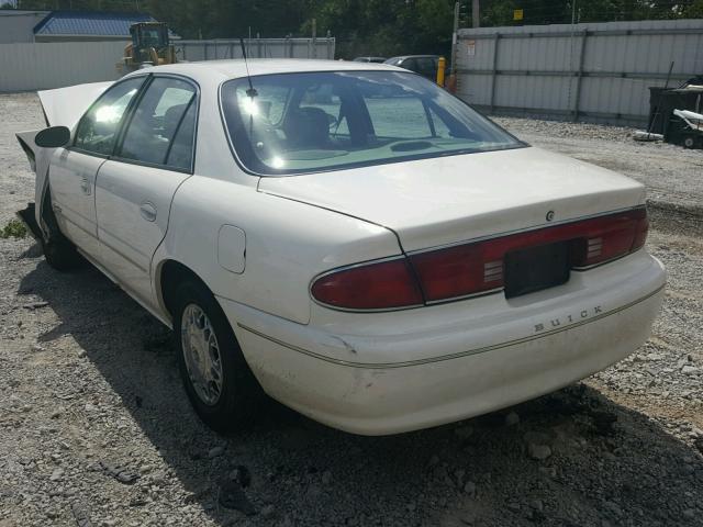 2G4WY55JX11177514 - 2001 BUICK CENTURY LI WHITE photo 3