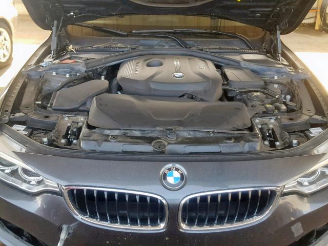 WBA4R9C36HK878787 - 2017 BMW 430XI CHARCOAL photo 7