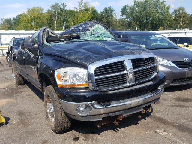 3D7KS28D86G112156 - 2006 DODGE RAM 2500 S BLACK photo 1