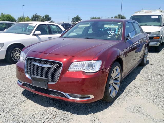 2C3CCAEG2KH577597 - 2019 CHRYSLER 300 LIMITE RED photo 2