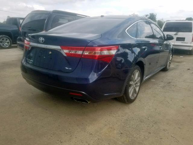 4T1BK1EB6EU121906 - 2014 TOYOTA AVALON BAS BLUE photo 4