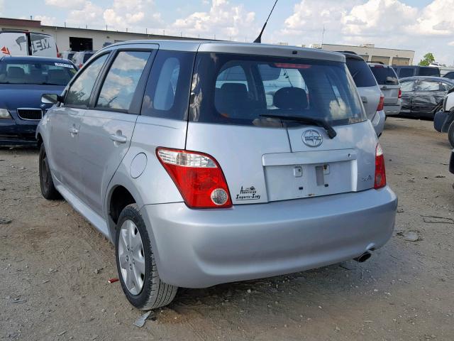 JTKKT624160164295 - 2006 TOYOTA SCION XA SILVER photo 3