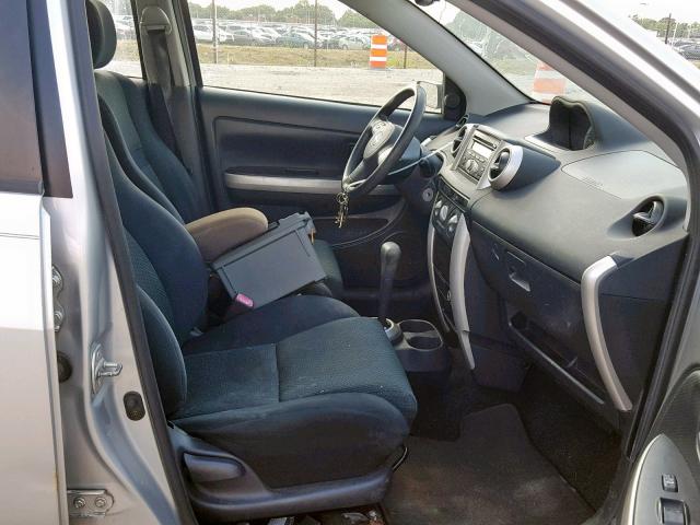 JTKKT624160164295 - 2006 TOYOTA SCION XA SILVER photo 5