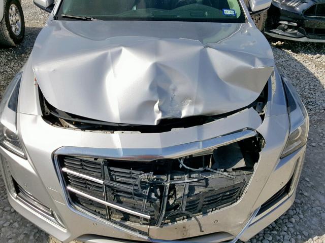 1G6AS5S34E0134099 - 2014 CADILLAC CTS PERFOR SILVER photo 7