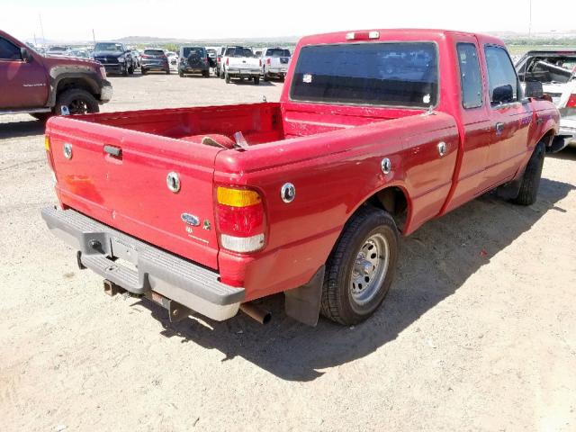 1FTYR14V1XPB16667 - 1999 FORD RANGER SUP RED photo 4