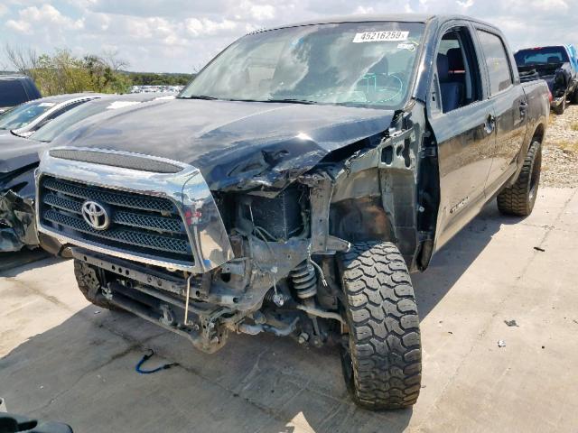 5TBDV54157S462217 - 2007 TOYOTA TUNDRA CRE BLACK photo 2