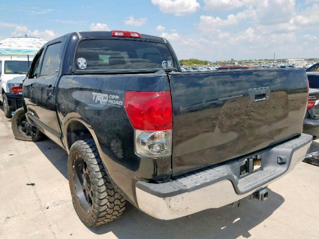 5TBDV54157S462217 - 2007 TOYOTA TUNDRA CRE BLACK photo 3