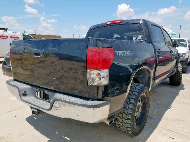 5TBDV54157S462217 - 2007 TOYOTA TUNDRA CRE BLACK photo 4