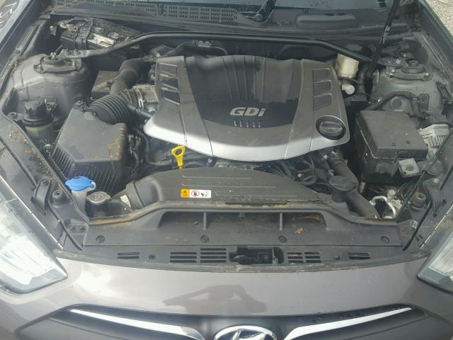 KMHHU6KJ5DU083676 - 2013 HYUNDAI GENESIS CO GRAY photo 7