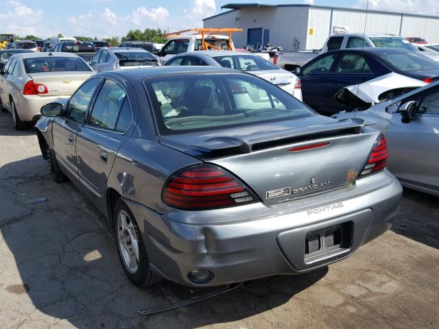 1G2NF52F83C218763 - 2003 PONTIAC GRAND AM S GRAY photo 3